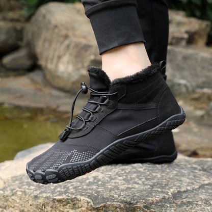 Winter Fleece-Lined Waterproof Hiking and Cycling Shoes