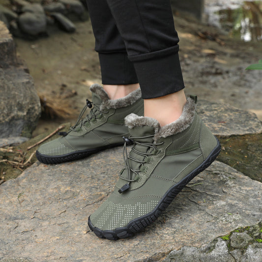 Winter Fleece-Lined Waterproof Hiking and Cycling Shoes