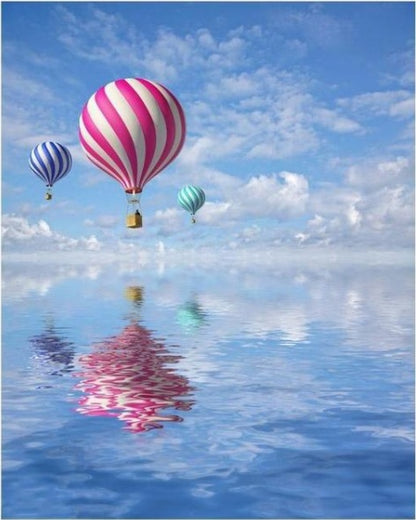 Balloon Adventure DIY Oil Painting