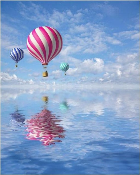 Balloon Adventure DIY Oil Painting
