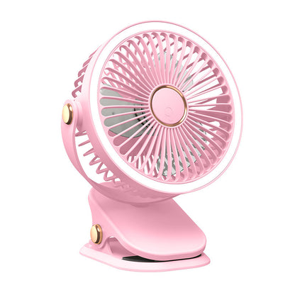 Clip Fan USB Lighting Desktop Household Fan Portable