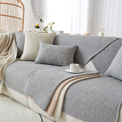Cotton Linen Non-Slip Sofa Cover – All-Season Japanese Style