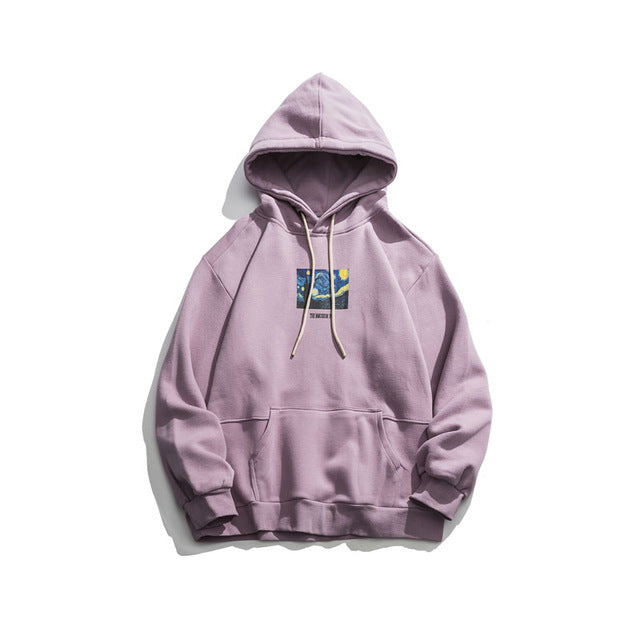 Men's Cotton Hoodie – Long Sleeve Pullover for Spring & Autumn