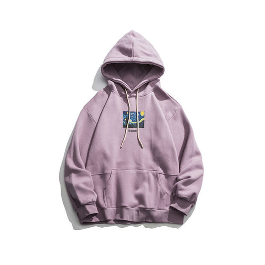 Men's Cotton Hoodie – Long Sleeve Pullover for Spring & Autumn