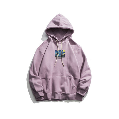 Men's Cotton Hoodie – Long Sleeve Pullover for Spring & Autumn