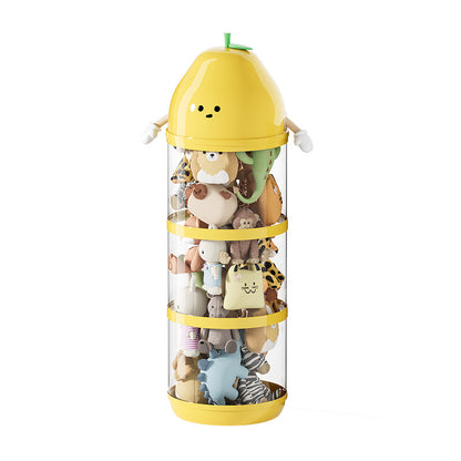 Transparent Large Children's Plush Toys Storage Container
