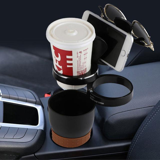 Car Cup and Accessory Holder – Rotatable ABS Drink Holder