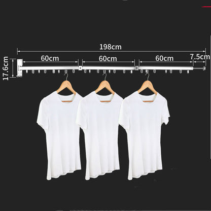 Balcony Wall Hanging Invisible Retractable Drying Rack