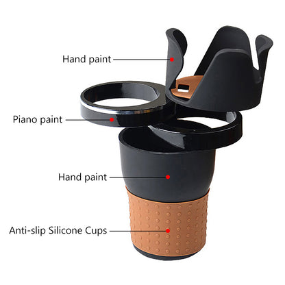 Car Cup and Accessory Holder – Rotatable ABS Drink Holder
