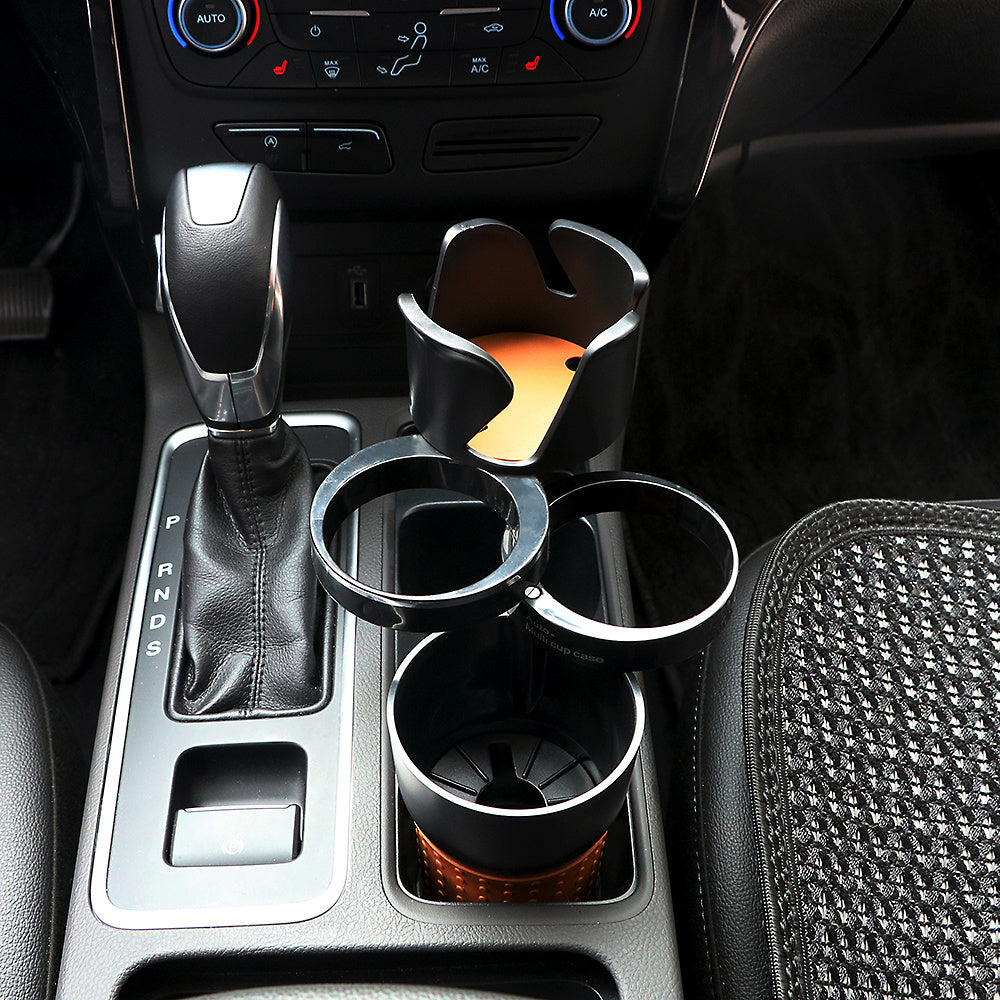 Car Cup and Accessory Holder – Rotatable ABS Drink Holder