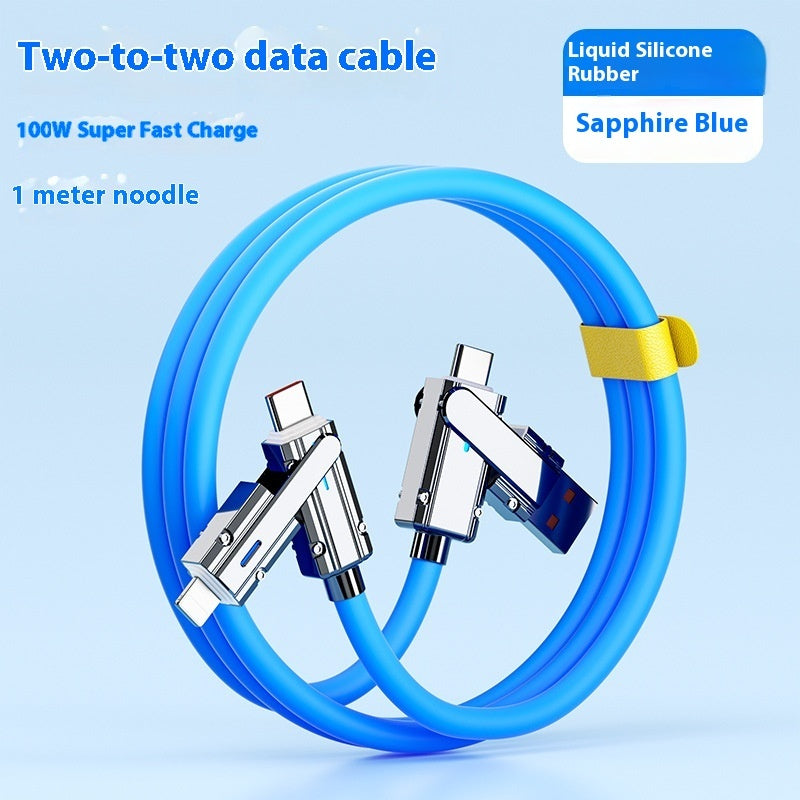 Mech Four-in-one Fast Charge Data Cable