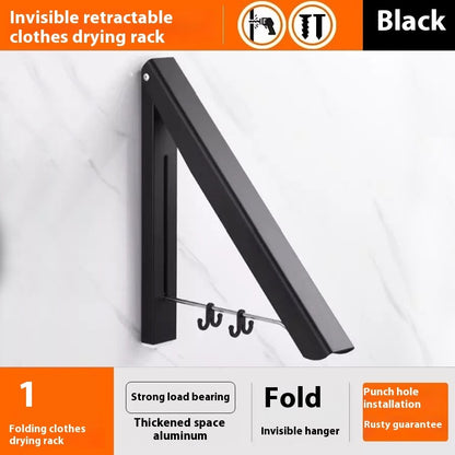 Ondaum Punch-Free Space Aluminum Foldable Wall Hanger