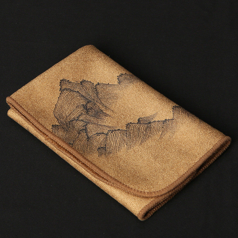 Chinese Style Painted Cotton Tea Towel – 30x30 cm