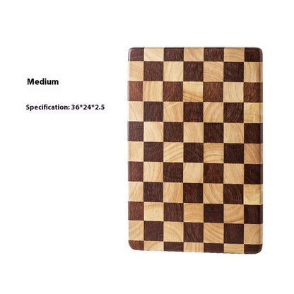 Household Rubber Wooden Cutting Board Solid Wood And Thickened Cutting Board