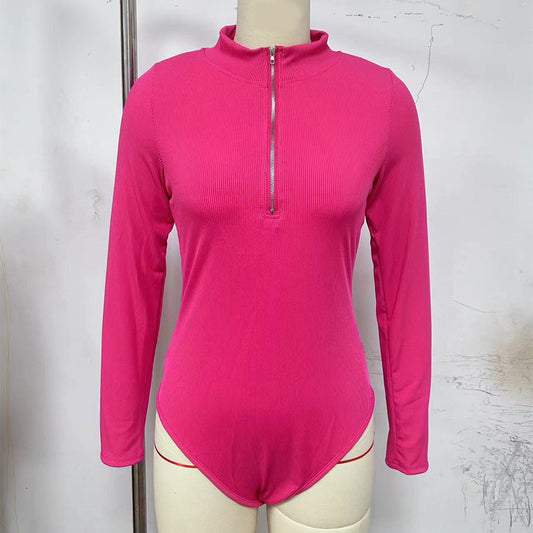 Fashion Long Sleeve Jumpsuit Seamless Slimming Shapewear For Women Romper