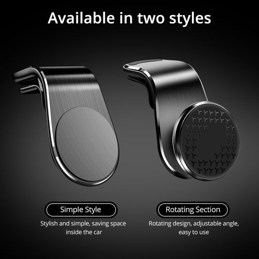 Magnetic Car Phone Holder with 360° Rotation