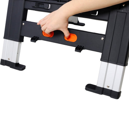 Portable Folding Workbench & Sawhorse – Heavy-Duty 2-in-1 Worktable
