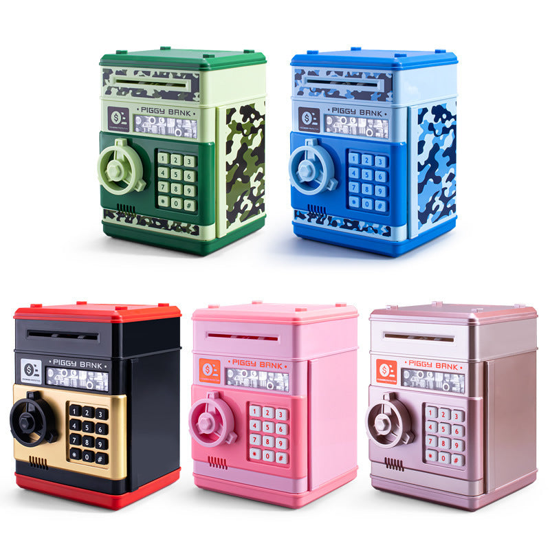 Creative Automatic Money Roll Password Coin Bank