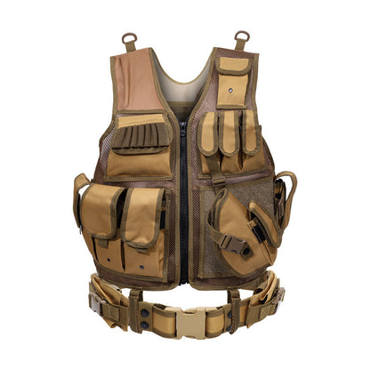 Outdoor Adventure Camouflage Vest – Unisex Nylon Gear