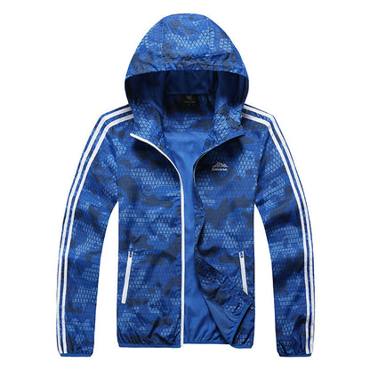 Men’s Outdoor Sports Skin Wind Coat – Lightweight Waterproof Jacket