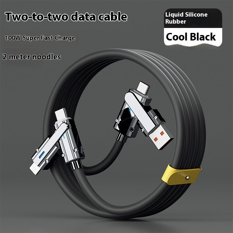 Mech Four-in-one Fast Charge Data Cable