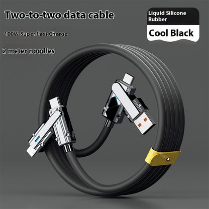 Mech Four-in-one Fast Charge Data Cable