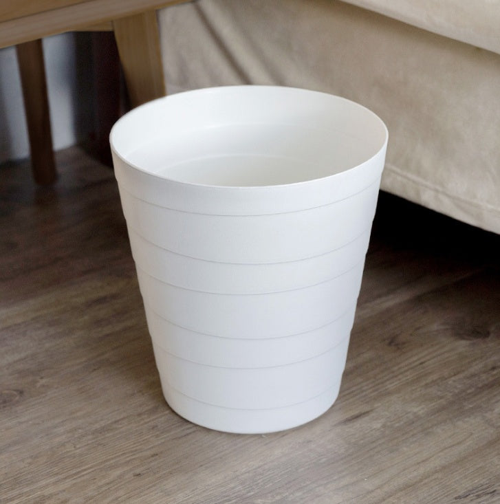 Simple trash can living room bedroom household trash can paper kitchen without lid trash