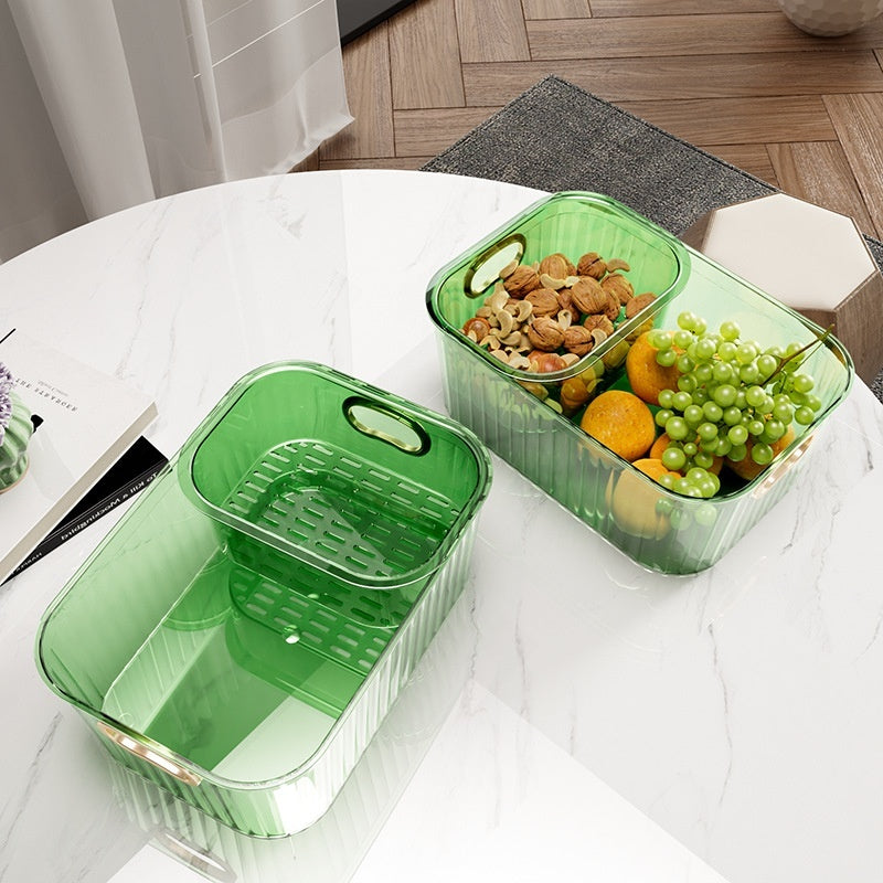 Removable Double-Layer Desktop Drain Basket