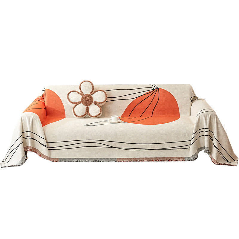 Universal Non-Slip Chenille Sofa Backrest Cover