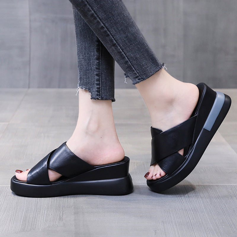 Open Toe Plus Size Women’s Outdoor Wedge Sandals