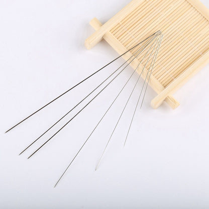 Needle DIY Small Hole Fine Long Needle Ring Threading Tools String Beads Sewing Needle Ornament Accessories
