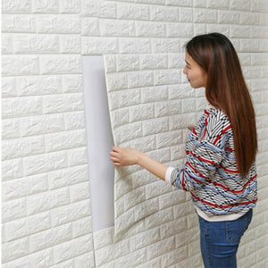 3D Brick Self-Adhesive Wallpaper - Waterproof Wall Stickers