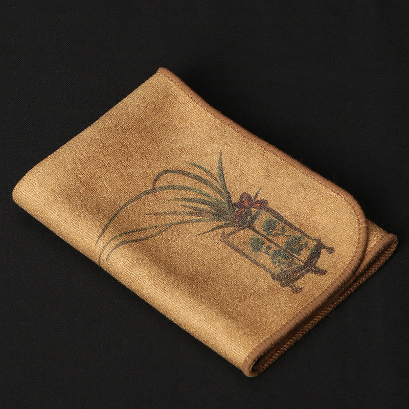 Chinese Style Painted Cotton Tea Towel – 30x30 cm