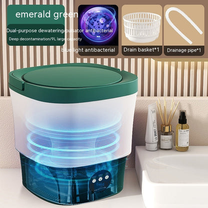 Folding Washing Machine Integrated Dormitory 9L Large Capacity
