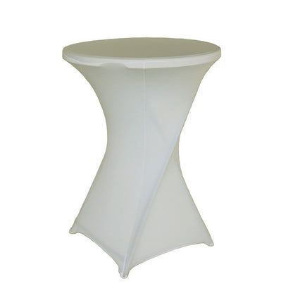 Stretch Polyester Cocktail Table Cover – Fitted Table Cloth