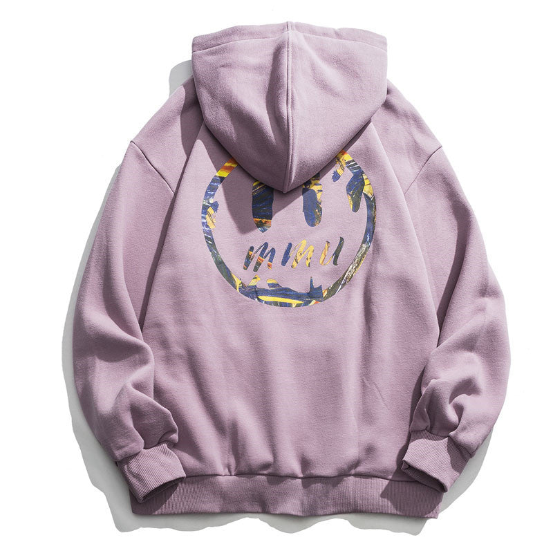 Men's Cotton Hoodie – Long Sleeve Pullover for Spring & Autumn