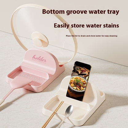 Draining Rack Kitchen Shelf Cutting Boardpot Lid Placement Device Bracket
