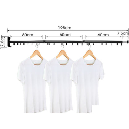 Balcony Wall Hanging Invisible Retractable Drying Rack
