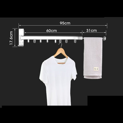 Balcony Wall Hanging Invisible Retractable Drying Rack