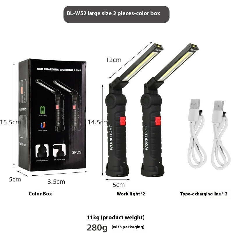 Rechargeable LED Work Light – White and Red Light Modes