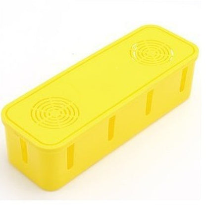 Desktop Socket Storage Box Wire Socket Data Cable Fixed Winding Box