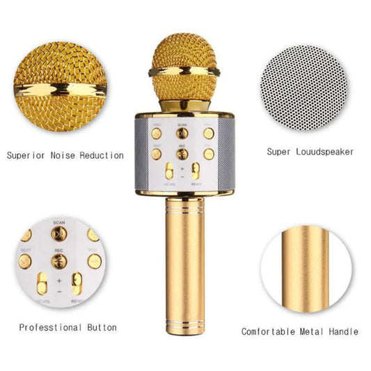 Portable Wireless Bluetooth Microphone with Mini KTV Speaker