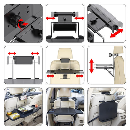 Small Table Board For Car Car Seat Back Dining Table Folding Computer Desk
