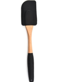Silicone and Wooden Handle Kitchen Utensil Set