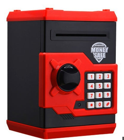Cash Machine Savings Piggy Bank Password Lock Safe Box