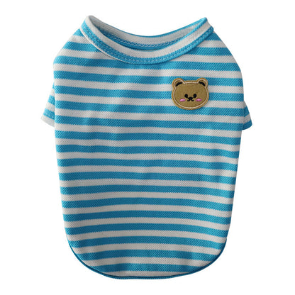 Summer Pet Dog Clothes Breathable T-shirt
