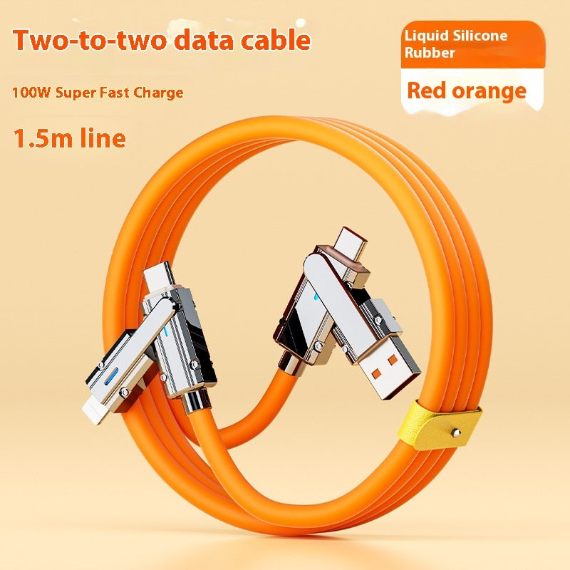 Mech Four-in-one Fast Charge Data Cable