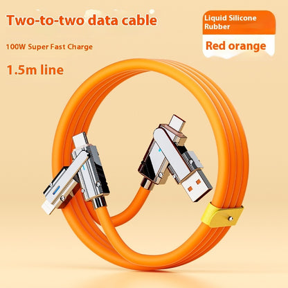 Mech Four-in-one Fast Charge Data Cable