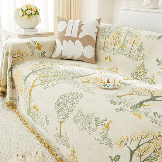Plant Flower Sofa Cover All-inclusive Universal