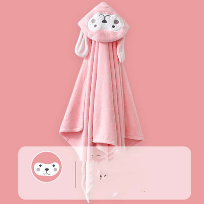 Children's Bath Towel Cape  Coral Velvet